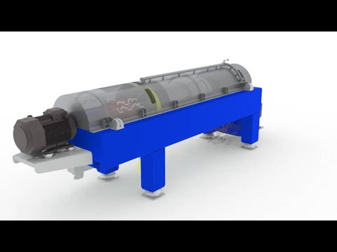 Animation | Alfa Laval 2-phase decanter centrifuge for food and beverage processing
