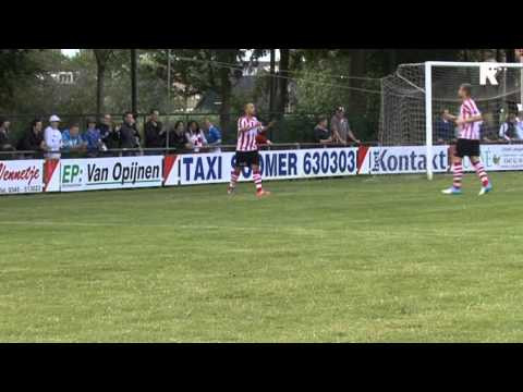 Ilias Bel Hassani maakt 0-2 in Leerdam