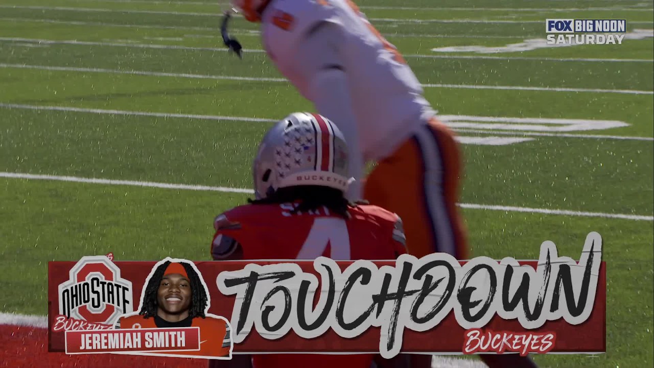 TOUCHDOWN JEREMIAH SMITH | Illinois Fighting Illini 0-7 Ohio State Buckeyes | College Football