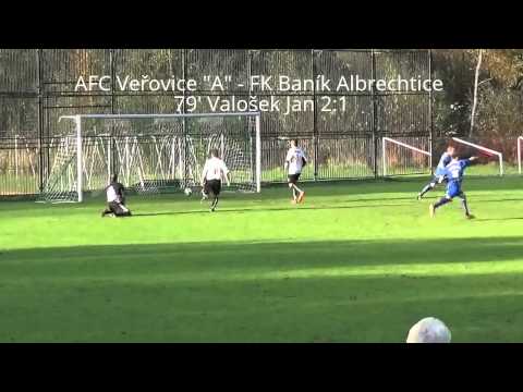 AFC Veřovice "A" - FK Baník Albrechtice 3:1 (1:1)