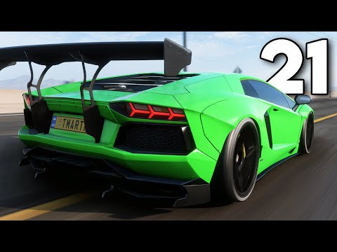 Forza Horizon 5 - Part 21 - Liberty Walk Widebody Lamborghini Aventador Build
