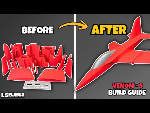 How to Build the VENOM-S | 3D-Printed RC Sport Jet Build Guide