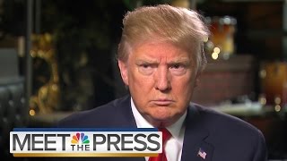 Donald Trump Talks Cruz, Clinton, Birthright Citizenship (Meet the Press)