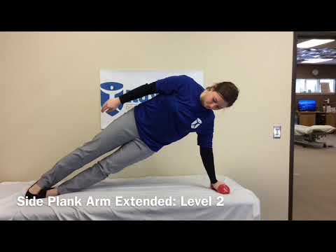 Side Plank Arm Extended: Level 2
