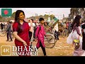🇧🇩Dhaka, Bangladesh Walking Tour - most crowded city in the world | 4K 2023 (ঢাকা, বাংলাদে