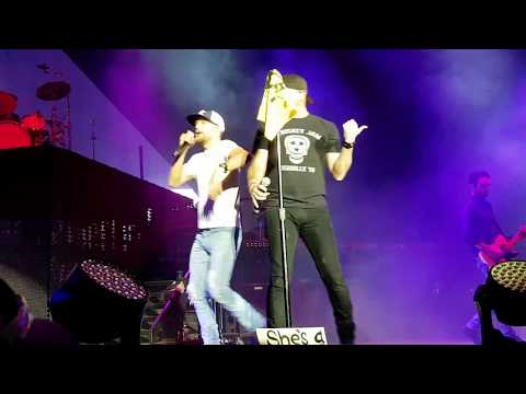 Cole Swindell ft. Dierks Bentley - Flatliner (live in Pittsburgh, Pa on 6/24/2017)