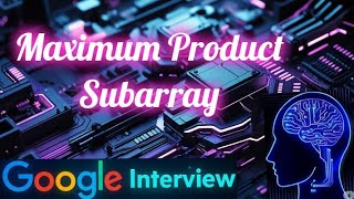 Download the video "Maximum Product subarray #ai"