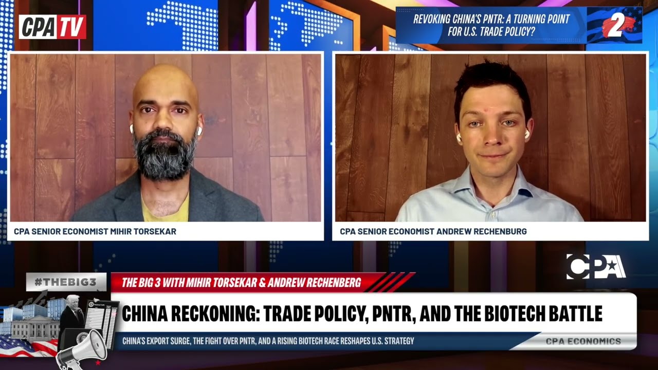 The Big 3: China’s Export Surge, the Fight Over PNTR, Rising Biotech Race Reshape U.S. Strategy.