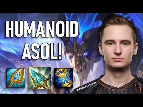 DOUBLE PENTA ON NEW ASOL?! FNC Humanoid Aurelion Sol Mid vs Yasuo EUW CHALLENGER GAMEPLAY Patch 13.3