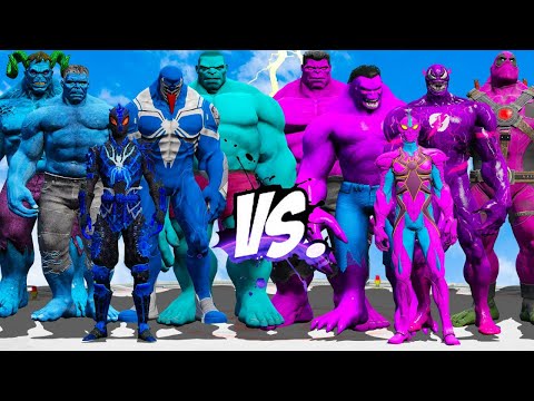 TEAM PURPLE  vs TEAM BLUE  – Who Will Win?
