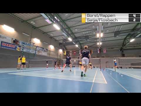 BORST/RAPPEN vs SAIJA/FLOSBACH | BC Beuel 3 vs Solingen 3 4th German League 2021/2022