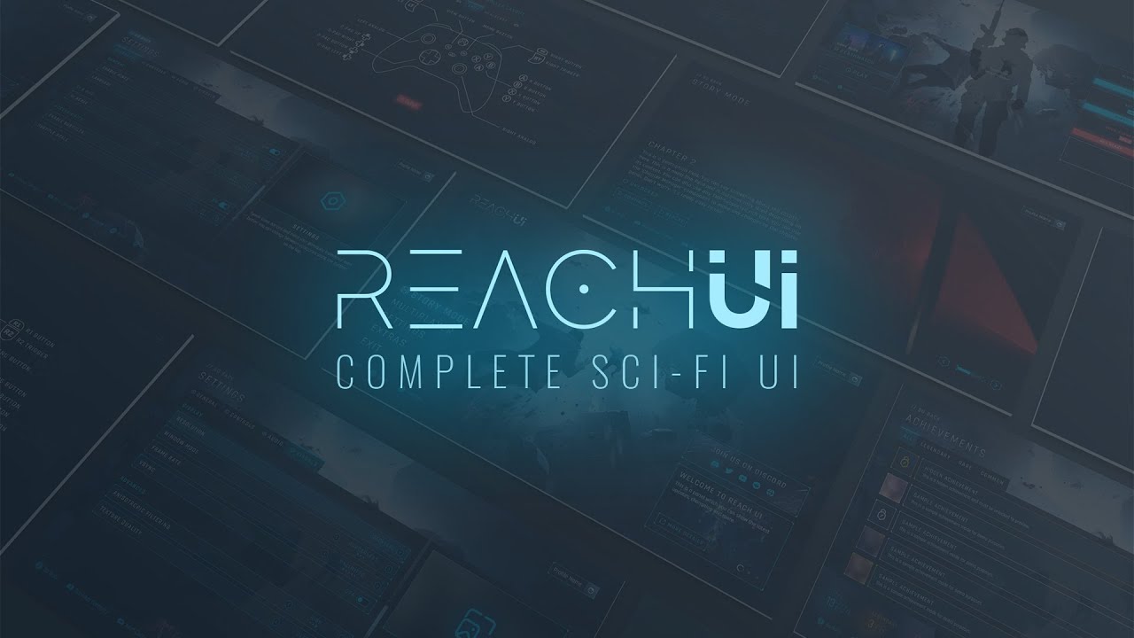 Reach - Complete Sci-Fi UI (Unity Asset)