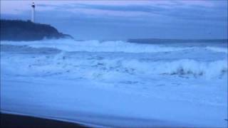 preview picture of video 'Anglet surf report   07 Janvier   08h30'