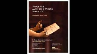 Bruckner - Mass No. 1 in D minor - Benedictus - DePaul Community Chorus