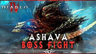 ALMOST Perfect Ashava World Boss FIght - Diablo IV Highlights - Beta Day 2