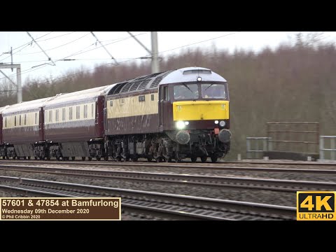 57601 & 47854 at Bamfurlong - 09th December 2020
