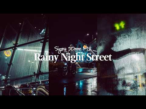 9 Minutes Rainy Night POV Street Photography