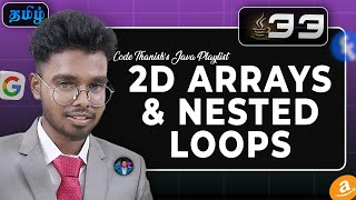2d Arrays & Nested loops | Part 33 | Code thanish's java playlist