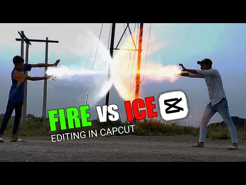 Fire versus ice fight video editing in capcut in hindi | mobile VFX | editing tutorial |