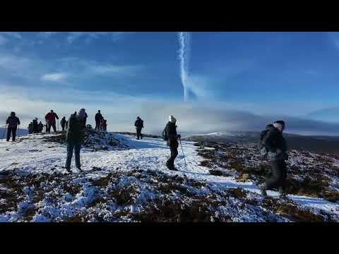 Walking on Maulin mountain in Wicklow @HilltopTreks @HilltopTreks  @wicklowpartnership 