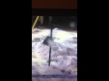 Hurricane Sandy take weather man for a ride