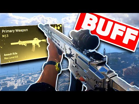 new *BUFFED* M13 is insane on rebirth island warzone | BEST M13 CLASS