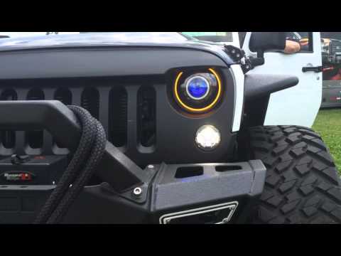 Switchback Halo Headlights - SEMA Jeep Wrangler