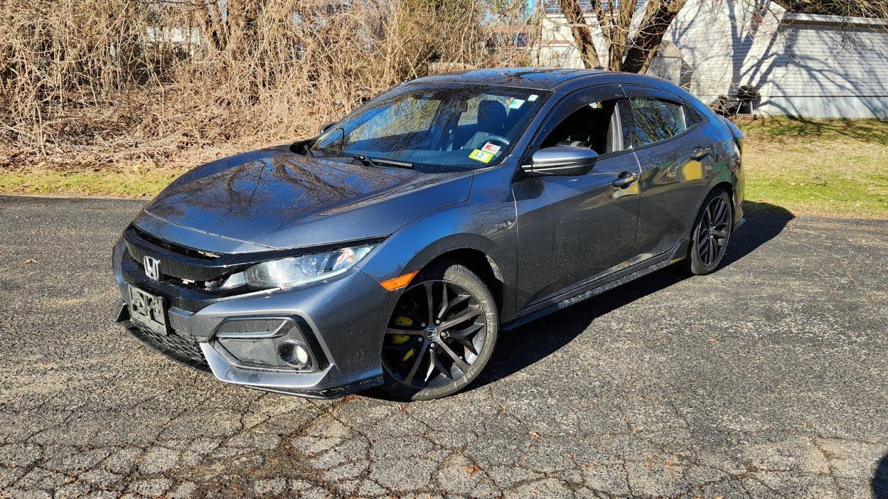 2021 Honda Civic Sport Hatchback Manual POV Test Drive ...