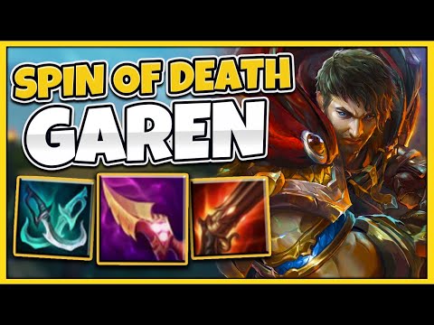 ONE SPIN WILL MELT YOUR ENTIRE TEAM! FULL AS GAREN IS CRAZY! - League of Legends