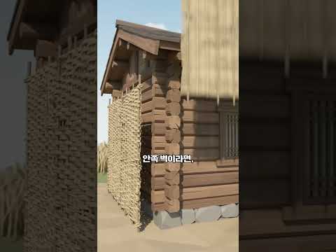 울릉도엔 벽이 두 겹인 집이 있습니다  어른 키를 훌쩍 넘는 눈에도 안에서 살았죠