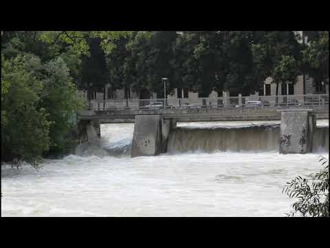 Isar Hochwasser München 20.07.2021