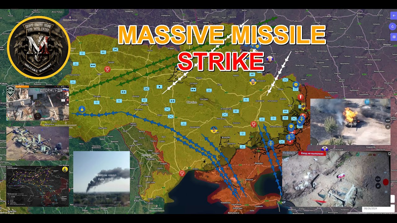Retaliatory Strike Delivered💥Ukraine's Ultimatum To Belarus🔥 Military Summary For 2024.08.26
