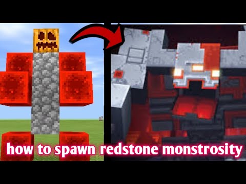 Insane Redstone Monstrosity Spawn in Minecraft PE!