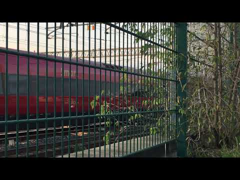 Spettacolare partenza del nuovo ITALO alla stazione di Firenze Santa Maria Novella