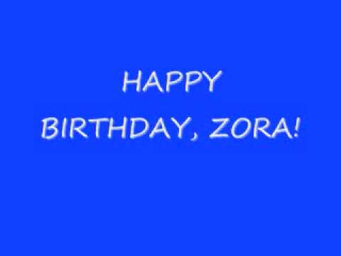 Happy Birthday, Zora!!!
