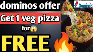 Order any veg pizza for FREE🔥| Domino's pizza offer|dominos coupons|swiggy loot offer by india waale