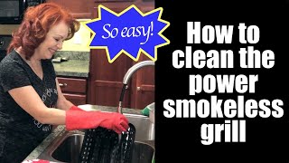 How to Clean the Indoor Power Smokeless Grill #cleanindoorgrill #howtocleanindoorgrill