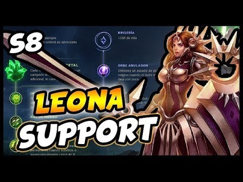 👍 LEONA SUPPORT S8 ( coming out of the lowest)