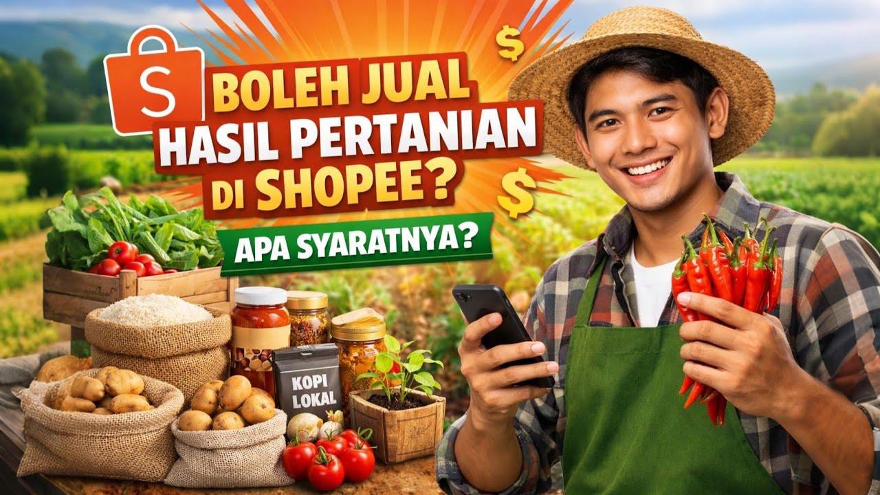 Petani Bisa Jual Hasil Pertanian di Shopee? Ini Syarat dan Caranya!