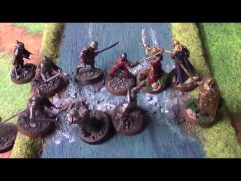Hobbit SBG Battle Report - Battle at the Silverlode - Isengard vs Lothlorien