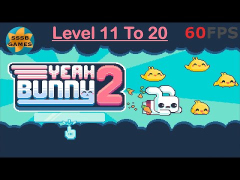 Yeah Bunny 2: Level 11 To 20 + 3 Stars , iOS/Android Walkthrough By (Adrian Zarzycki)