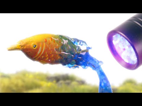 Using UV RESIN for Tabletop Water Effects - This stuff is SO COOL!