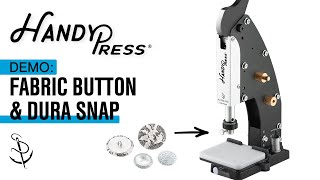 HandyPress® Using W-1 Dies - Upholstered Buttons & Dura Snaps