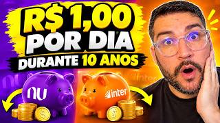 O QUE ACONTECE SE VOCÊ INVESTIR 1 REAL POR DIA DURANTE 10 ANOS?