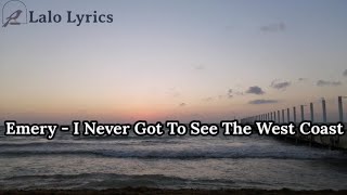 Emery - I Never Got To See The West Coast (Live). Español