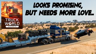 Truck World Australia is looking promising | First Look Gameplay | PC Steam 4K