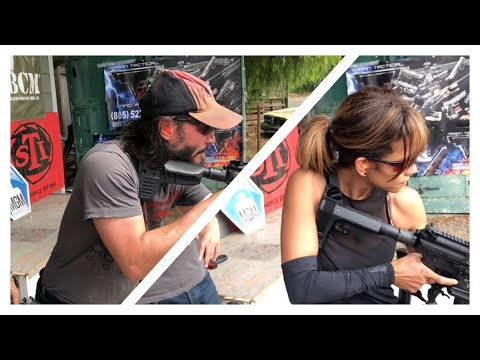Keanu Reeves V/s Halle Berry traning for JOHN WICK: Chapter 3 - Parabellum.