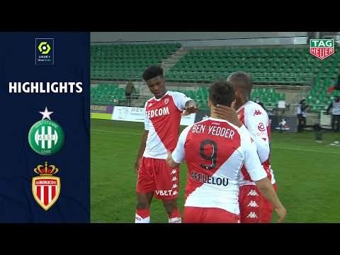 AS SAINT-ÉTIENNE - AS MONACO (0 - 4) - Highlights - (ASSE - ASM) / 2020-2021