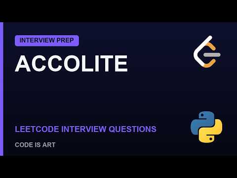 Accolite Coding Interview Questions 2026 Leetcode Python Solutions