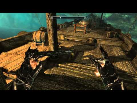 Let's Play TES V Skyrim Teil 0611 Grotte des Zerbrochenen Ruders: Die Schatzkiste